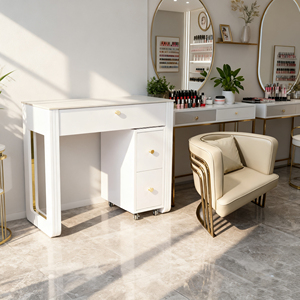 Table de Manucure Moderne de Luxe pour <span class=keywords><strong>Salon</strong></span>, Mobilier de Technicien Portable pour Onglerie, Idéale pour <span class=keywords><strong>Salon</strong></span> de Beauté, Chambre et <span class=keywords><strong>Salon</strong></span> - Product Image 1