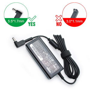 19V 2.37A 45W 5.5*1.7mm อะแดปเตอร์ AC แล็ปท็อปที่ชาร์จไฟทดแทน A13-045N2A adpator แบบบางสำหรับ AC - Product Image 1