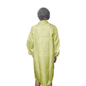 ALLESD 5 מ""מ פס ESD מעיל עבודה מעבדת בד פוליאסטר חלוק אנטי סטטי חדר נקי - Product Image 6