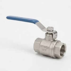 วาล์วบอลสแตนเลส CF8 แบบเกลียว NPT พร้อมคันโยก  ซีล PTFE สำหรับงานอุตสาหกรรม  OEM ปรับแต่งได้ ขนาด 1/2 นิ้ว - Product Image 1