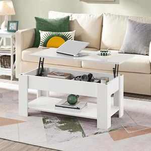 <span class=keywords><strong>Tavolino</strong></span> da caffè moderno in legno bianco multifunzionale - Product Image 2
