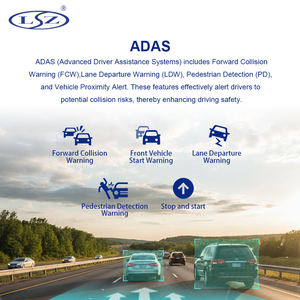 กล้องติดรถยนต์ AI Adas Dms รองรับ 2ch 4ch แบบเลนส์คู่ ความละเอียด Full HD 1080p 4G 5G GPS Wifi บันทึกวีดีโอ DVR พร้อมระบบมองเห็นในเวลากลางคืน รุ่น AM09-W2 - Product Image 4