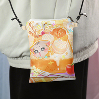 Sac messager personnalisé unisexe de dessin animé pochette à la mode pour téléphone portable pour petit sport adolescents sac de téléphone à fermeture éclair