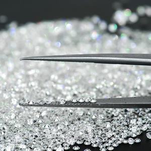 เพชรโมอิสซาไนต์ทรงกลมขนาดเล็ก 0.7-2.9 มม. เกรด VVS สำหรับเครื่องประดับฮิปฮอปสุดหรูแบบสั่งทำพิเศษ ประดับเต็มตัว  ชิ้นเล็กๆ สำหรับงานฝัง - Product Image 1