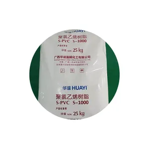 Polivinil klorür çin malzemeleri en iyi fiyat HuaYi marka PVC reçine SG-5 S-1000 K66 filmler
