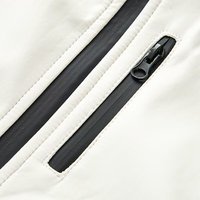 Combinaison de ski unisexe imperméable coupe-vent à capuche avec fermeture éclair respirante pour les sports d'hiver sur neige