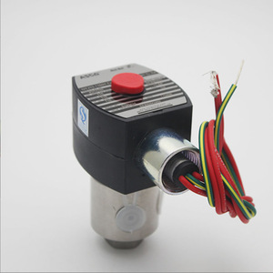 Vanne solénoïde Asco EF8320G200 24VDC 2 positions 3 voies 1/4 po en acier inoxydable pour le contrôle de l'air et de l'eau - Product Image 2