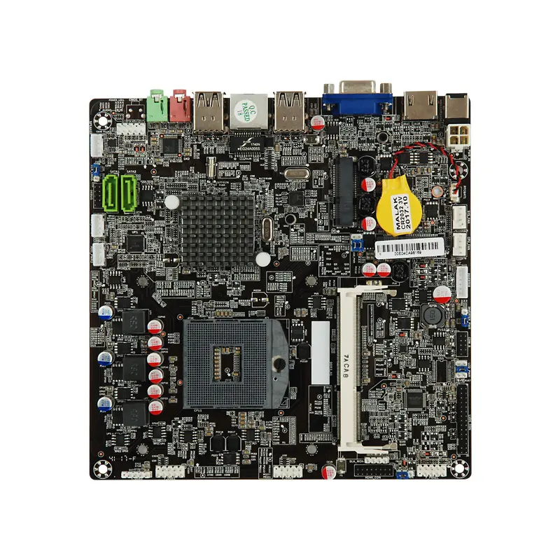 Nhà Máy Hotsale DDR3 Mini ITX Intel HM65/67 QM67 Chipset Bo Mạch Chủ Hỗ Trợ 2nd/3rd Gen Core I3/i5/I 7 PGA 989 CPU Mainboard