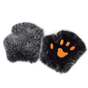 Guantes de Pata de Lobo de Piel Sintética sin Dedos, Mitones Cálidos de Invierno para Cosplay, Halloween, Fiestas y Accesorios de Disfraces - ¡Venta Caliente de Fábrica! - Product Image 6