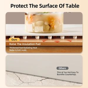Nueva Bandeja Plegable de Silicona para Calentar Alimentos, Bandeja Eléctrica de Silicona con Temperatura Ajustable - Product Image 3