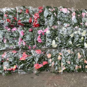 Guirnalda de Rosas Artificiales de Seda, 10 Cabezas, Decoración para Interiores, Sala de Estar, <span class=keywords><strong>Flores</strong></span> de Plástico - Product Image 5