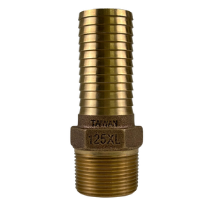Adaptador de bronce de 1-1/4 pulgadas con conexión de manguera de púas - Product Image 3