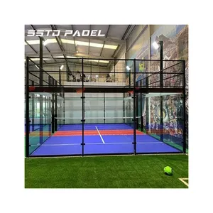 SSTD shengshi sports10*6m Quality Portable Panna Cage Soccer Field Street padbol court with net soccer court China supplier