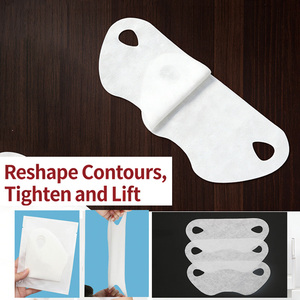 Miếng dán nâng cằm hai mặt bằng vải sợi nhỏ siêu mịn Y208, chất liệu cotton, hình chữ V, có móc tai, không dệt, dạng giấy - Product Image 3