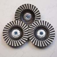 4.5 pouces 115mm disque à lamelles diamantées électrolytiques roue à persiennes M14 60 grain disque à lamelles diamantées pour pierre de verre métal-outils abrasifs