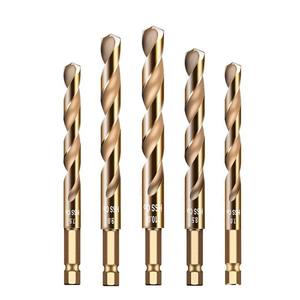 Forets métriques à lame argentée, longueur standard, tige hexagonale, revêtement TiCN, pour perçage de l'acier, 7,5 9,0 10,0 8,5 7,0 mm - Product Image 1