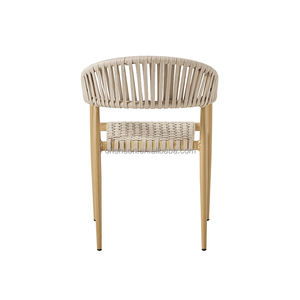 Silla de Restaurante Moderna al por Mayor, Silla de Comedor Apilable de Aluminio para Exteriores - Product Image 2