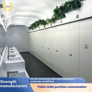 แผงกั้นห้องน้ำสำเร็จรูปสำหรับโรงเรียนและอาคารพาณิชย์ ดีไซน์ทันสมัย กันน้ำ กันความชื้น ยี่ห้อ <span class=keywords><strong>Jing</strong></span> <span class=keywords><strong>Xin</strong></span> Qing รับประกัน 5 ปี - Product Image 2