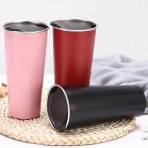 แก้วของขวัญธุรกิจแบบกำหนดเอง - แก้วกาแฟสแตนเลสมีฝาปิด - Product Image 2