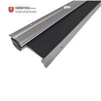 Dispositif de protection de porte en aluminium anti-emmêlement de doigts pour écoles et garderies, installation facile, conception durable, garantie 3 ans