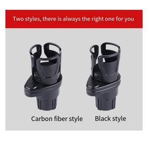 Porte-gobelet multifonctionnel pour voiture, double couche, rotatif, pour boissons - Product Image 3