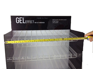Vietnam Factory Retail Store 4 Tiers <strong>Acrylic</strong> Nail Polish <strong>Display</strong> Cabinet Custom Plexiglass Lipstick <strong>Display</strong> <strong>Rack</strong> - Product Image 3