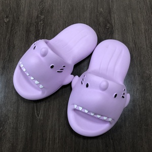 <strong>Shark</strong> Slippers Kids EVA Parent-child Shoes Cartoon Non-slip Soft Soles Creative <strong>Slides</strong> - Product Image 1