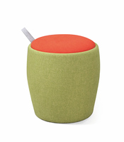 Vente en gros Pouf rond poufs pouf repose-pieds siège canapé couleur stockage coffre tabourets en tissu pour salon canapé