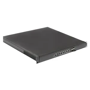 Rackmount UPS 1U Chassis 6th 7th 8th 9th LGA1151 Máy tính để bàn máy chủ công nghiệp 2ddr4 6lan 4sfp tường lửa thiết bị máy tính