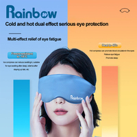 World-Bio Masque pour les yeux en gel réutilisable Thérapie chaude et froide Masque de sommeil à l'eau glacée Pack de glace en gel pour soulager les maux de tête