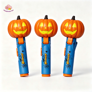 CandyDr En gros 5 styles Jouet porte-sucettes pop-up pour enfants Halloween : <span class=keywords><strong>Robot</strong></span>, Citrouille, Fantôme, Crâne, Chauve-souris, Œil - Product Image 4
