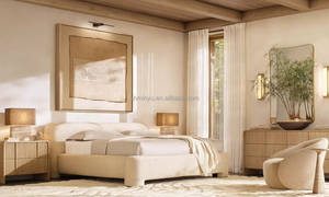French <strong>High</strong> Quality Solid Oak Wood Bedroom Furniture Nightstands With 2 Drawers <strong>Bedside</strong> <strong>Table</strong> - Product Image 6