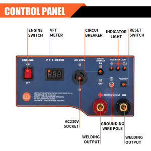 3KW 3.2KW Single Cylinder Manufacture <b>Generator</b> Recoil Start Gasoline Welding <b>Generators</b> Home Use - Product Image 4
