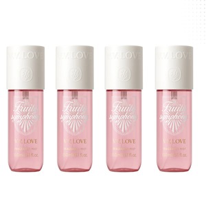 4*150ml Vv Love - Fruity Symphony - Brume parfumée pour femmes, parfum fruité sucré, parfum pour femmes, pack - Product Image 1