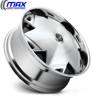 Jantes forgées flottantes noires et dorées 22x9.5 24x10 26x10 5x112 5x115 5x120 pour Mercedes GLS, Chrysler 300, BMW X5