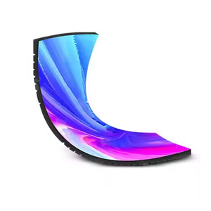 Đầy đủ màu sắc cong linh hoạt màn hình hiển thị có thể gập lại <span class=keywords><strong>LED</strong></span> mềm hiển thị bảng điều chỉnh quảng cáo kỹ thuật số cho khách sạn Trần Màn hình <span class=keywords><strong>LED</strong></span> - Product Image 1