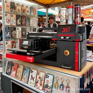 Impresora UV A4 de 31 grados, impresión en color de 30x60mm, universal para fundas de teléfono, acrílico, vidrio, plástico, patrón personalizado - Product Image 1