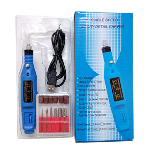 SunelPort ネイルプラスチックブラシレスモーターネイルグラインダー箱入りUSBケーブルミニポータブル電動ペンプラグインハイパワープロフェッショナル - Product Image 2