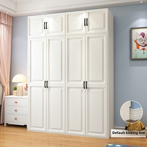 Letto a Scomparsa con Armadio Doppio Multifunzionale Integrato con Contenitore Pieghevole a Parete - Product Image 4