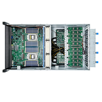 Châssis de serveur GPU monté en rack 4U de haute qualité 8 4090 ATX Form Deep Learning AI Rendering USB Aluminium Fan Cool Style Stock