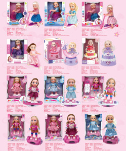 Poupée princesse sirène avec jouets électriques chantants lumineux voiture d'équilibre rotative universelle pour filles cadeau d'anniversaire en plastique - Product Image 5