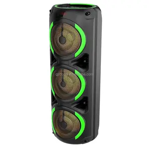 Produtos mais vendidos alto-falante externo 8"x3 tecnologia eletrônica novos alto-falantes portáteis 8" com 3 woofer Predator