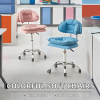 Chaises de bar ergonomiques modernes et colorées en gros pour bureaux, hôtels, salons, salons de beauté, salons de manucure et coiffure