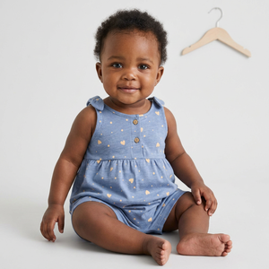 Ropa de Bebé de Algodón Orgánico, Mameluco para Bebés, Ropa de Algodón Acanalado para Niños Pequeños, Venta al por Mayor de Ropa en India - Product Image 1