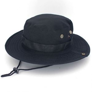 Chapeau Bob de Pêcheur d'Extérieur Personnalisé avec Logo Brodé à Large Bord et Cordon, Idéal pour l'Escalade et la Pêche - Vente en Gros - Product Image 5
