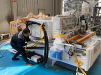 Routeur CNC linéaire à haute efficacité pour le bois avec boîte de vitesses et DSP Marque JNTECHCNC