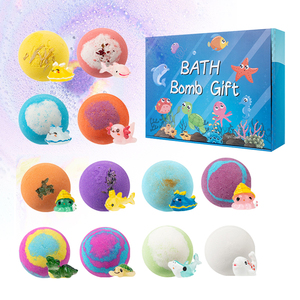 Nuevo Baño Natural Hecho a Mano y Ecológico para Niños con Juguete de Resina, Paquete de 12 Unidades, Rico en Sal, Opción Saludable, Experiencia de Baño Relajante y Efervescente - Product Image 1