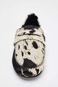 Fabricant personnalisé 2026 automne nouveau décontracté Vintage mocassins femmes chaussures plates simples en cuir véritable cheval fourrure <span class=keywords><strong>mocassin</strong></span> tendance - Product Image 3