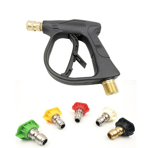 Pistola pulverizadora para lavado de coches transfronterizo con núcleo de cobre, conectores rápidos, 5 colores, presión ajustable 3000psi 150bar, ingeniería - Product Image 2