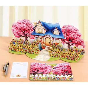 Home Is Where Mum Is 3D Pop Up Greeting Card Mother's Day Birthday For Women <b>Wife</b> Sister Girl - Product Image 5